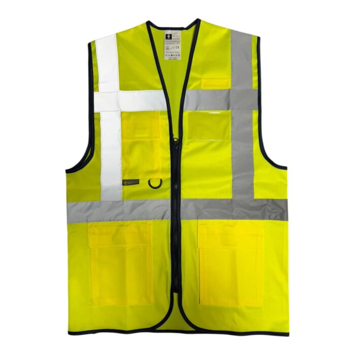 Safevest Yeşil Mühendis İkaz Yeleği