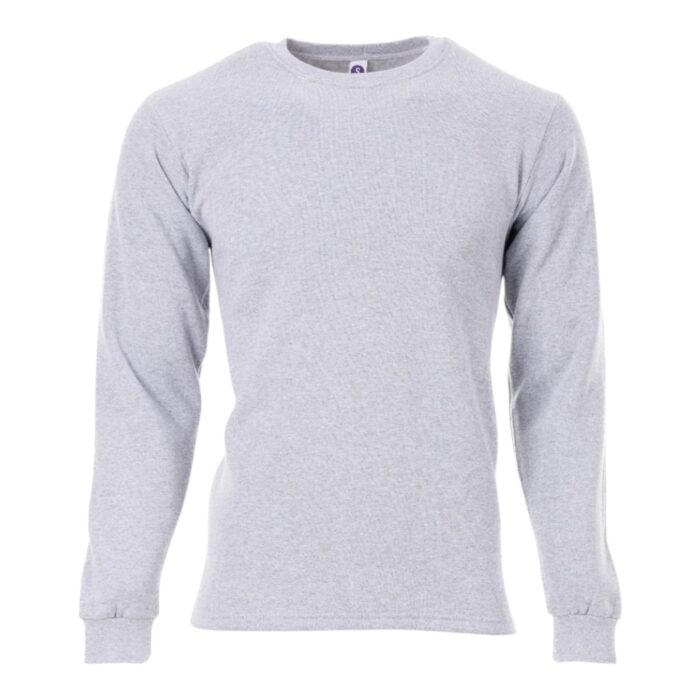 Bisiklet Yaka Sweatshirt - Gri Melanj